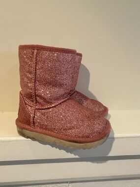 UGG Kids Glitter Pink Short Boots